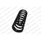 Lesjofors Coil Spring, 4256869 4256869 - alternate 1